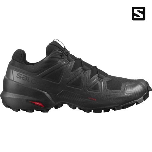 Sapatilhas Trail Running Salomon Speedcross 5 Masculino Pretas | PT A94186